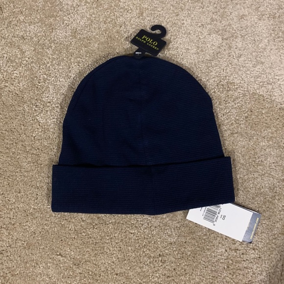 Ralph Lauren Navy Beanie - Picture 2 of 5